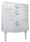 Подробнее о Комод Triton Лира 60x32,4x82 см белый, с 3 ящиками (007.21.0600.301.01.01.U)