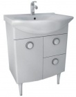 Подробнее о Мебель для ванной Triton Лира 60 тумба под раковину 56x32x82 см напольная, c дверцей, двумя ящиками