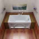 Подробнее о Ванна акриловая Triton Лу-Лу 130x70 см каркас, слив-перелив