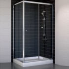 Подробнее о Душевой уголок Vegas Zeus ZP+ZPV (100х90х190 см) профиль белый, стекло прозрачное (ZP+ZPV (knob) 100 90 01 01)