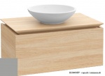 Подробнее о Мебель для ванной Villeroy&Boch Legato B104 00FP 100x50x38 см тумба под раковину, Серый глянцевый