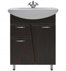 Подробнее о Мебель для ванной Vod-ok Лагуна 65 (65х50,5х89 см) тумба с раковиной, 2 двери, ящик, венге (0060-65-Т, 0078-65-У)