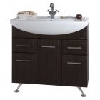 Подробнее о Мебель для ванной Vod-ok Альфа 90 (90х50х85,5 см) тумба с раковиной, венге