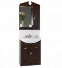 Подробнее о Мебель для ванной Vod-ok Капри 65 (65х50х85 см) тумба с раковиной Альфа 65, венге