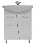 Подробнее о Мебель для ванной Vod-ok Лагуна 65 (65х50,5х89 см) тумба с раковиной, 2 двери, ящик, белая (0059-65-Т, 0078-65-У)