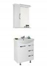 Подробнее о Мебель для ванной Vod-ok Лира 65/Я (66,5х31х86,5 см) тумба с раковиной Лагуна 65, ящик, белая