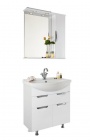 Подробнее о Мебель для ванной Vod-ok Лира 75/Я (76х33,5х86,5 см) тумба с раковиной Лагуна 75, ящик, белая