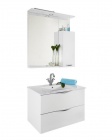 Подробнее о Мебель для ванной Vod-ok Марко 75 (75,5х46х60 см) тумба с раковиной Ницца Д 75, белая