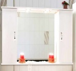 Подробнее о Зеркало со шкафчиком Vod-ok Колумбия 95 (95х16х76 см) белый