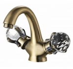 Подробнее о Смеситель Zorg Antic Kamen Crystal Azr 606 U для раковины, бронза