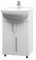 Подробнее о Тумба под раковину Cersanit Nova N-SU-NOV-ERI50 (500150) (50х29х80 см) 2 распашные двери, без раковины, белая