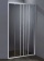 Подробнее о Душевая дверь River La Manche 80 МТ (80х185 см) стекло матовое, профиль матовый хром, трехсекционная